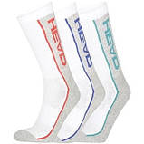 Шкарпетки Head PERFORMANCE CREW 3P UNISEX білий, сірий, мультиколор Уні 39-42, фото 3