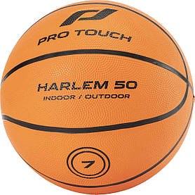 М'яч баскетбольний Pro Touch Harlem 50 чорно-помаранчевий Уні 7