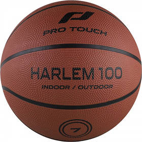М'яч баскетбольний Pro Touch Harlem 100 коричневий, чорний Уні 7
