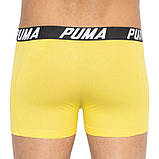 Труси-боксери Puma SPACEDYE STRIPE BOXER 2P сірий, жовтий Чол S, фото 5
