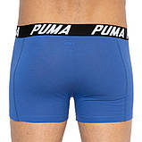 Труси-боксери Puma SPACEDYE STRIPE BOXER 2P синій, червоний Чол XL, фото 4