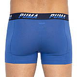 Труси-боксери Puma LOGO AOP BOXER 2P синій, білий Чол XL, фото 6