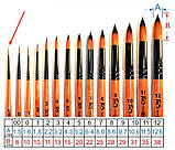 Пензлик художній FOX № 00 тонкий, нейлон, круглий (1703R00), фото 2