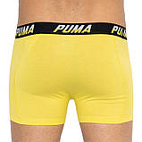 Труси-боксери Puma LOGO AOP BOXER 2P сірий, жовтий Чол M, фото 6