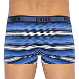 Труси-шорти Puma WORLDHOOD STRIPE TRUNK 2P синій, білий, сірий, чорний Чол M, фото 6