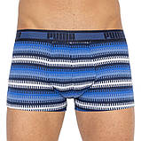 Труси-шорти Puma WORLDHOOD STRIPE TRUNK 2P синій, білий, сірий, чорний Чол M, фото 5