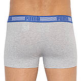Труси-шорти Puma WORLDHOOD STRIPE TRUNK 2P синій, білий, сірий, чорний Чол M, фото 4