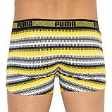 Труси-шорти Puma WORLDHOOD STRIPE TRUNK 2P білий, сірий, чорний, жовтий Чол XL, фото 4