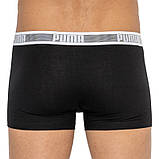 Труси-шорти Puma WORLDHOOD STRIPE TRUNK 2P сірий, білий, чорний Чол S, фото 6