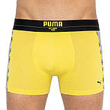 Труси-боксери Puma STATEMENT BOXER 2P жовтий, сірий Чол XL, фото 3