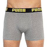Труси-боксери Puma STATEMENT BOXER 2P жовтий, сірий Чол XL, фото 5