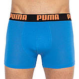 Труси-боксери Puma STATEMENT BOXER 2P чорний, синій Чол L, фото 3