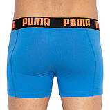 Труси-боксери Puma STATEMENT BOXER 2P чорний, синій Чол L, фото 4