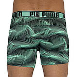 Труси-боксери Puma ACTIVE BOXER PRINT 2P зелений, чорний Чол M, фото 5