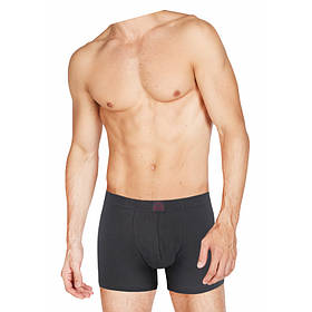 Труси-боксери Kappa Boxer Uomo Elastico Ric. c/etichetta Logo антрацит Чол M