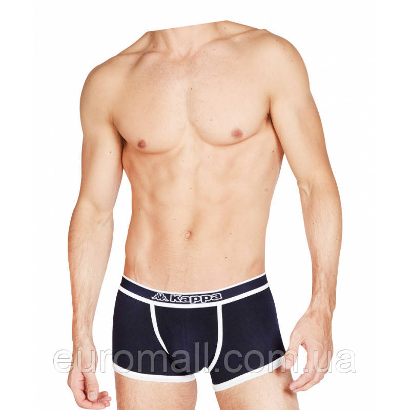 Труси-боксери Kappa Boxer Uomo Elastico Logo centrato темно-синій Чол XXL