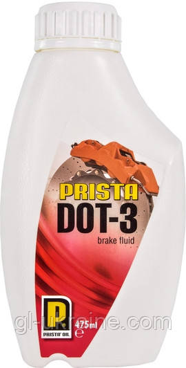 Гальмівна рідина PRISTA DOT-3, 475 мл