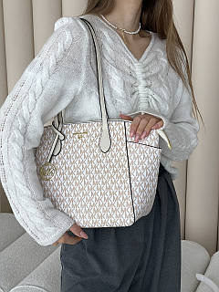 Сумка шопер Michael Kors Medium шопер коричнева