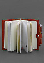 Жіночий шкіряний блокнот (Софт-бук) 4.0 кораловий топ