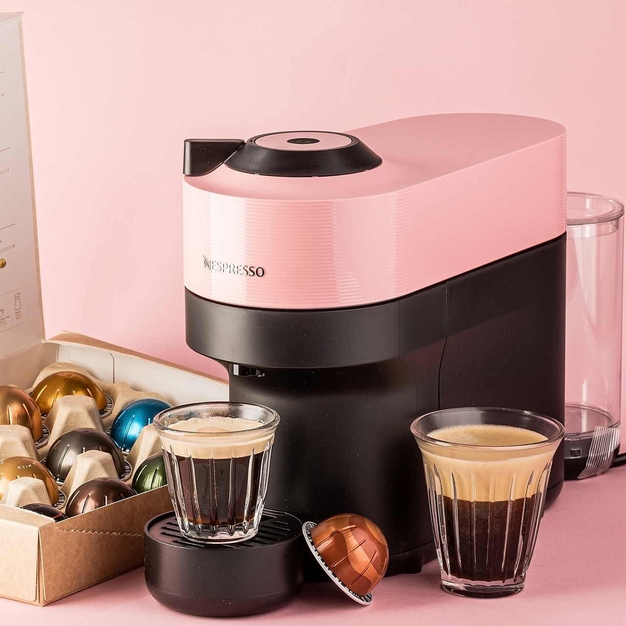 Капсульна кавомашина KRUPS Nespresso Vertuo POP Frosting Pink