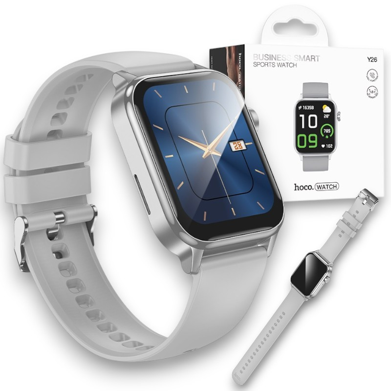 Смарт-годинник Hoco Y26 Smart Watch (Call Version) для Android, iPhone розумний годинник телефон з функцією дзвінка