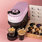 Набір Pop Summer (капсульна кавомашина Nespresso Vertuo Pop Lavender лавандово-фіолетовий і 52 капсули), фото 5