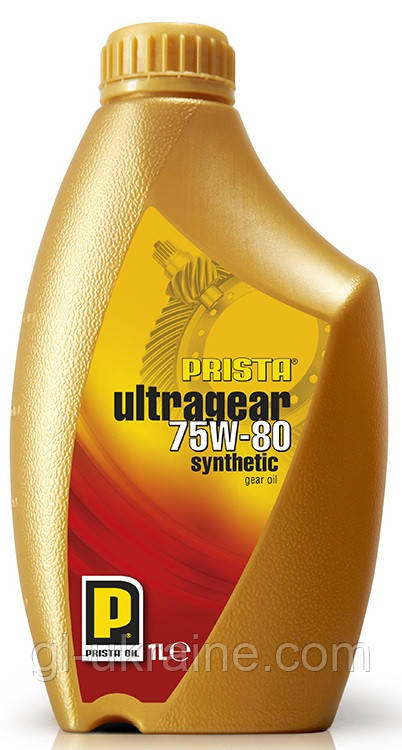 Трансмісійна олива PRISTA UltraGear Synthetic 75W-80, 1 л