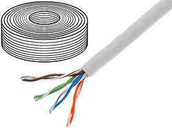 Кабель вита пара UTP 5е ATcom (бух.305м) мідь