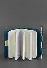 Шкіряний блокнот (Софт-бук) 3.0 зелений топ