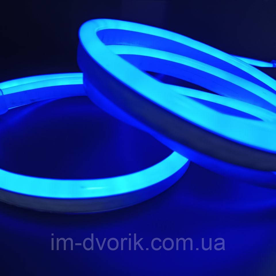 Неон LED 220V синій 2 метри – яскраве освітлення без зайвих зусиль