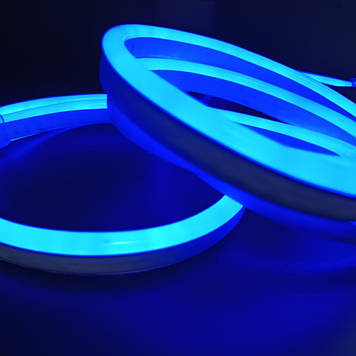 Неон LED 220V синій 2 метри – яскраве освітлення без зайвих зусиль