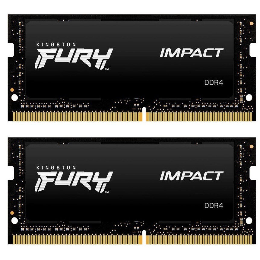 Модуль пам`ятi SO-DIMM 2x8GB/3200 DDR4 Kingston Fury Impact (KF432S20IBK2/16), фото 1