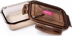 Контейнер для продуктів Fisman Luxor 1520 мл скляний, 22х16х7 см