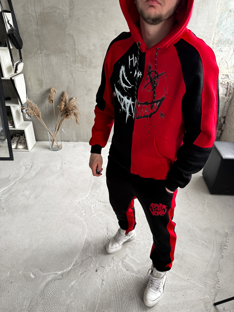 Спортивний костюм утеплений дтф на флісі худі штани