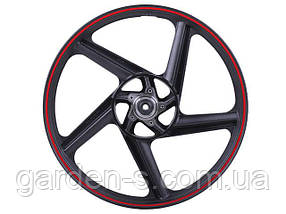 Диск передній R18*1,40J ТАТА чорний на мотоцикл LF150-2E, фото 4