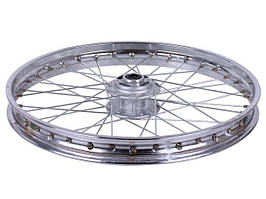 Диск передний TT AGRO MOTO R21*1.60J на мотоцикл XY200GY-9А, хром