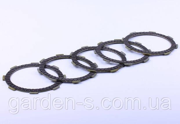 Диски зчеплення TT AGRO MOTO на двигун СВ-125/150 (мотоцикл), к-т: 5 шт., фото 1