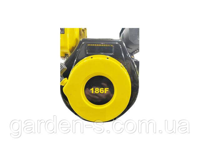 Двигун 186F — дизель (під шліци діаметр 25 мм) (8 к.с.) - YBX