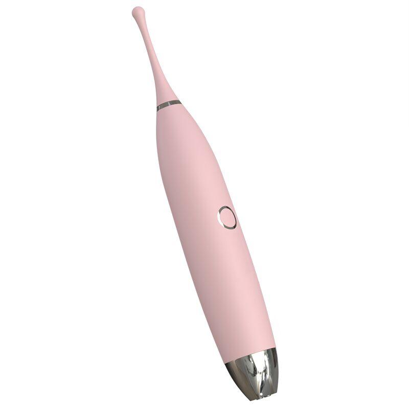 Кліторальний вібратор KISTOY C-King Pink, з двома дод. насадками, потужна прицільна стимуляція, фото 1