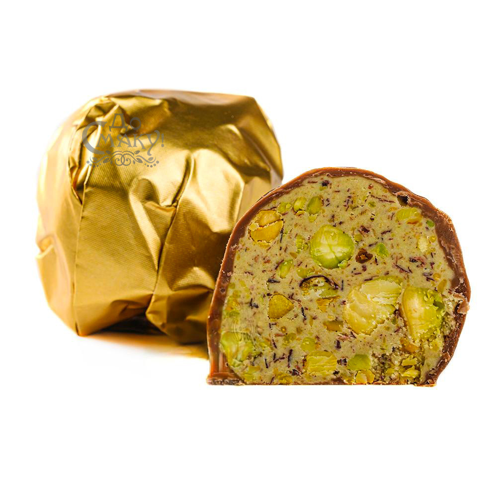 Дубайські цукерки Lux Choco #3106 з фісташкою 1шт (≈38-40г)