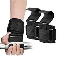 Лямки атлетичні гаки крюки зачепи для штанги підтягування перекладини турніка Newt Weight Lifting Hooks NE-LG-35B