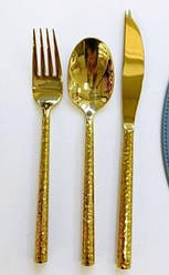 Ложка столова Оленс Денмарк золота 6 штук довжина 21 см неіржавка сталь (102-1168)