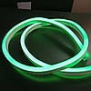 Неон LED 220V зелений 1 м – насичене освітлення у готовому комплекті, фото 7