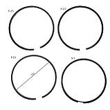 Кільця поршневі 122 мм, на дизельний двигун SF-138-2, к-т на 1 поршень, фото 2