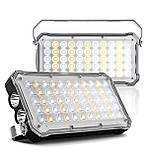 Багатофункціональний кемпінговий LED-ліхтар 5 в 1 з бездротовою зарядкою і Power Bank 20000 mAh 5500 lm, фото 2