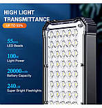 Багатофункціональний кемпінговий LED-ліхтар 5 в 1 з бездротовою зарядкою і Power Bank 20000 mAh 5500 lm, фото 10