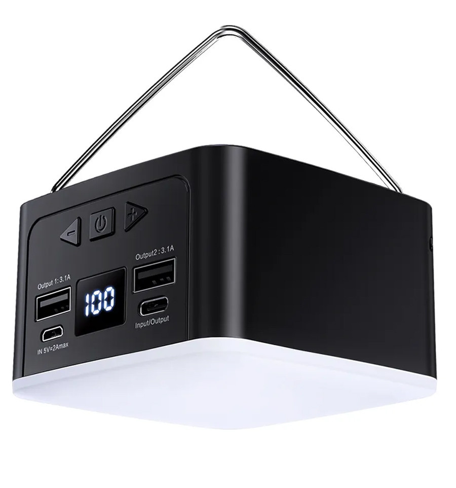 Багатофункціональний кемпінговий LED-ліхтар 3 в 1 з функцією Power Bank 18000 mAh 1200 lm