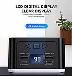 Багатофункціональний кемпінговий LED-ліхтар 3 в 1 з функцією Power Bank 18000 mAh 1200 lm, фото 4