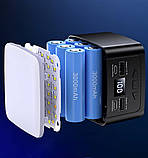 Багатофункціональний кемпінговий LED-ліхтар 3 в 1 з функцією Power Bank 18000 mAh 1200 lm, фото 7