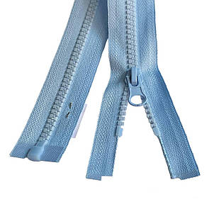 Блискавка тракторна 40 см рознімна один бігунок Тип-5 Блакитний